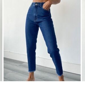 High Rise Blue Women's Jeans
